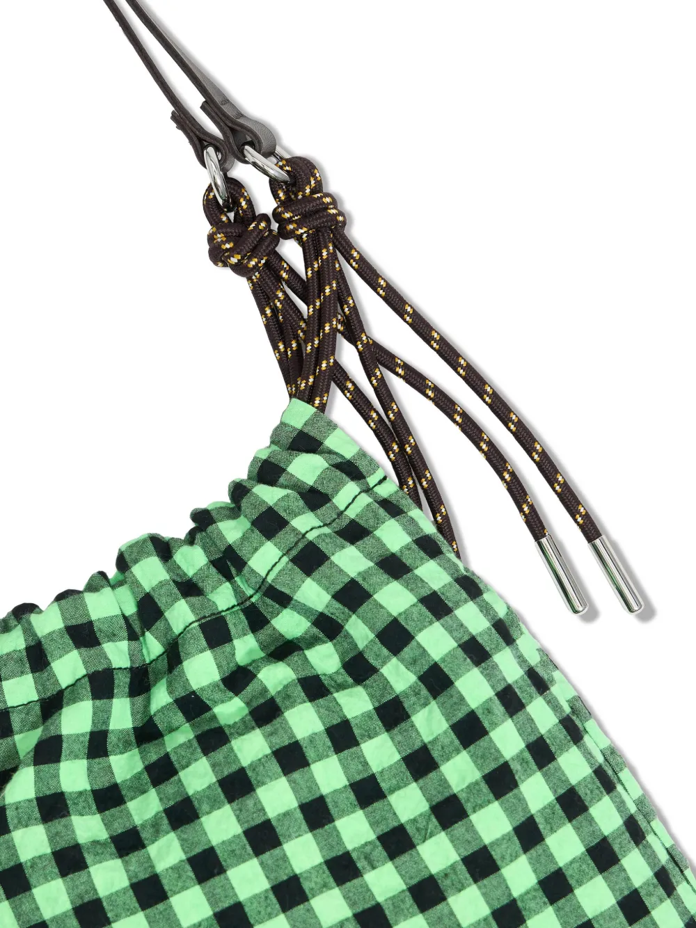 Shop Bimba Y Lola Checked Shoulder Bag