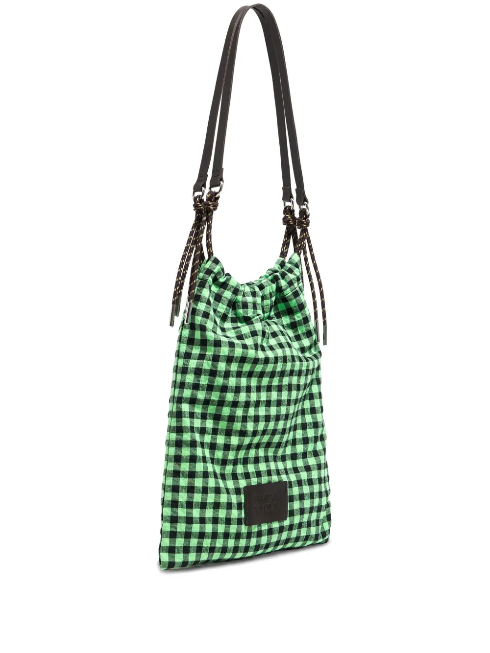 Shop Bimba Y Lola Checked Shoulder Bag