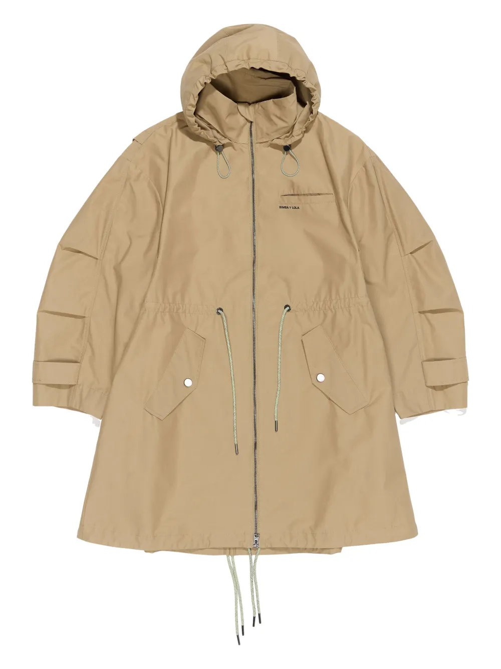 Bimba y Lola Trenchcoat van katoenmix Beige