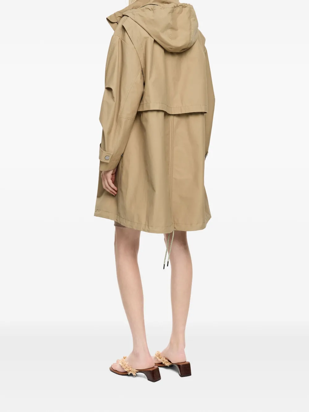 Bimba y Lola Trenchcoat van katoenmix Beige