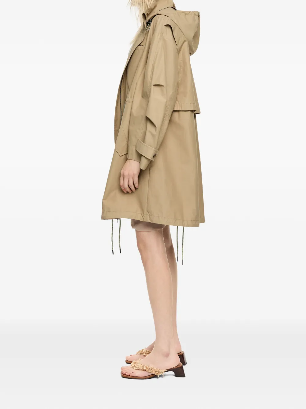 Bimba y Lola Trenchcoat van katoenmix Beige