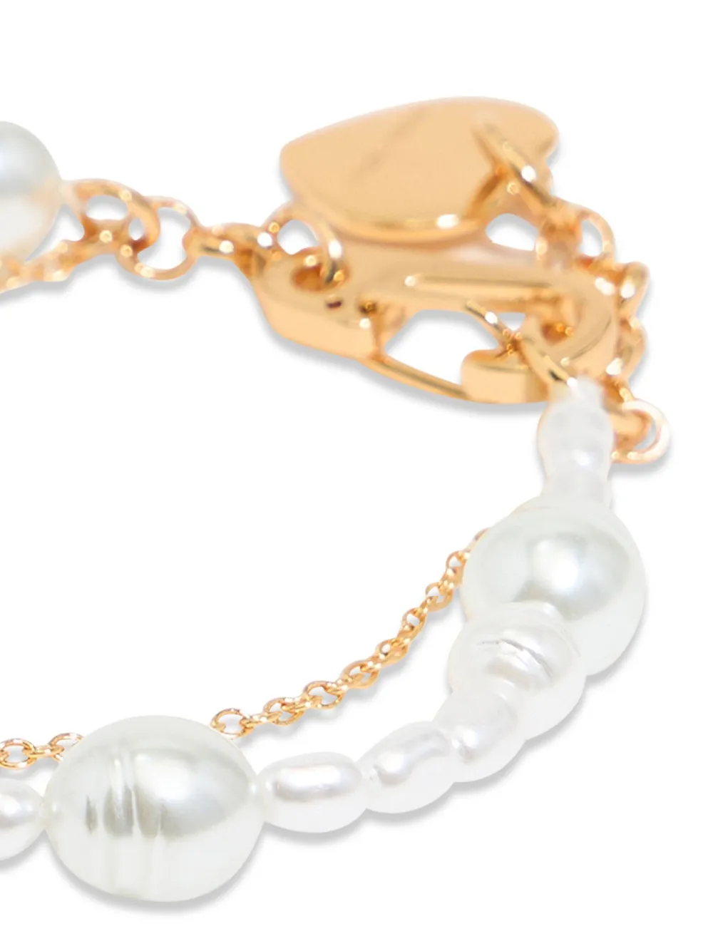 Bimba y Lola double-chain logo-charm bracelet | Image 2