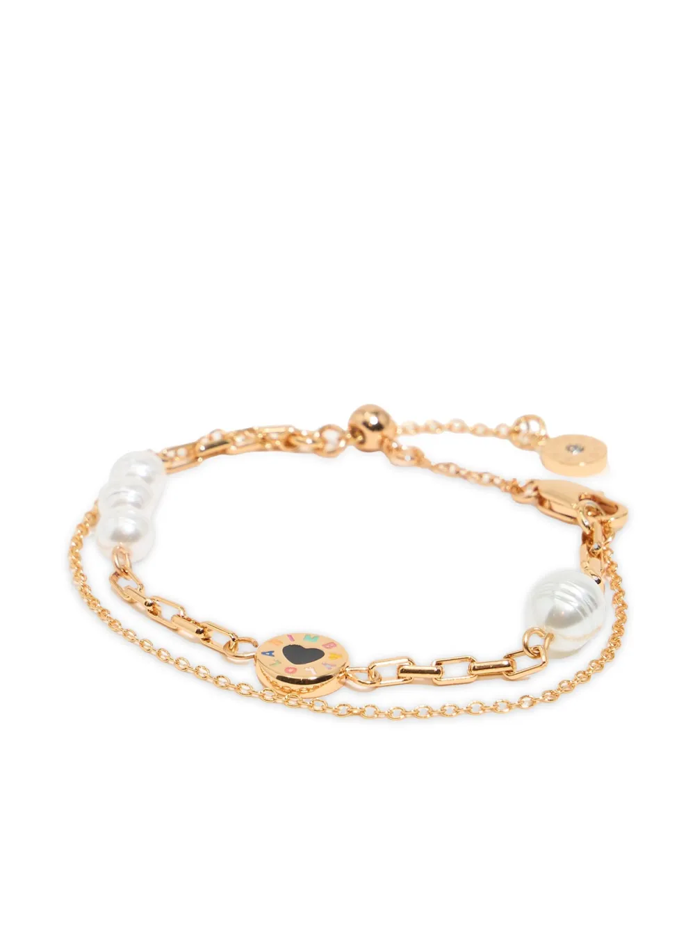 Bimba y Lola ダブルチェーン ブレスレット - ゴールドトーン Bimba y Lola ダブルチェーン ブレスレット - ゴールドトーン