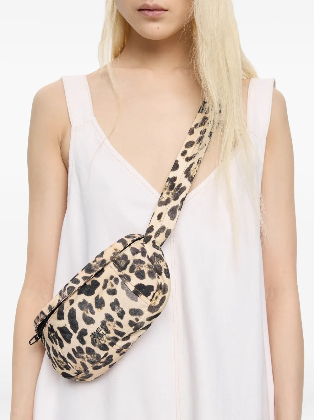 Bimba y Lola leopard-print crossbody bag | Image 2