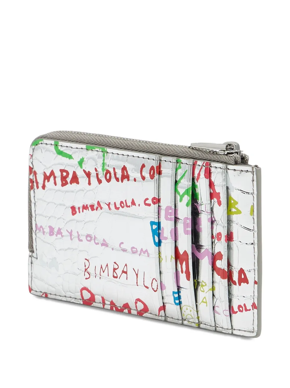 Bimba Y Lola Crocodile-effect Card Holder