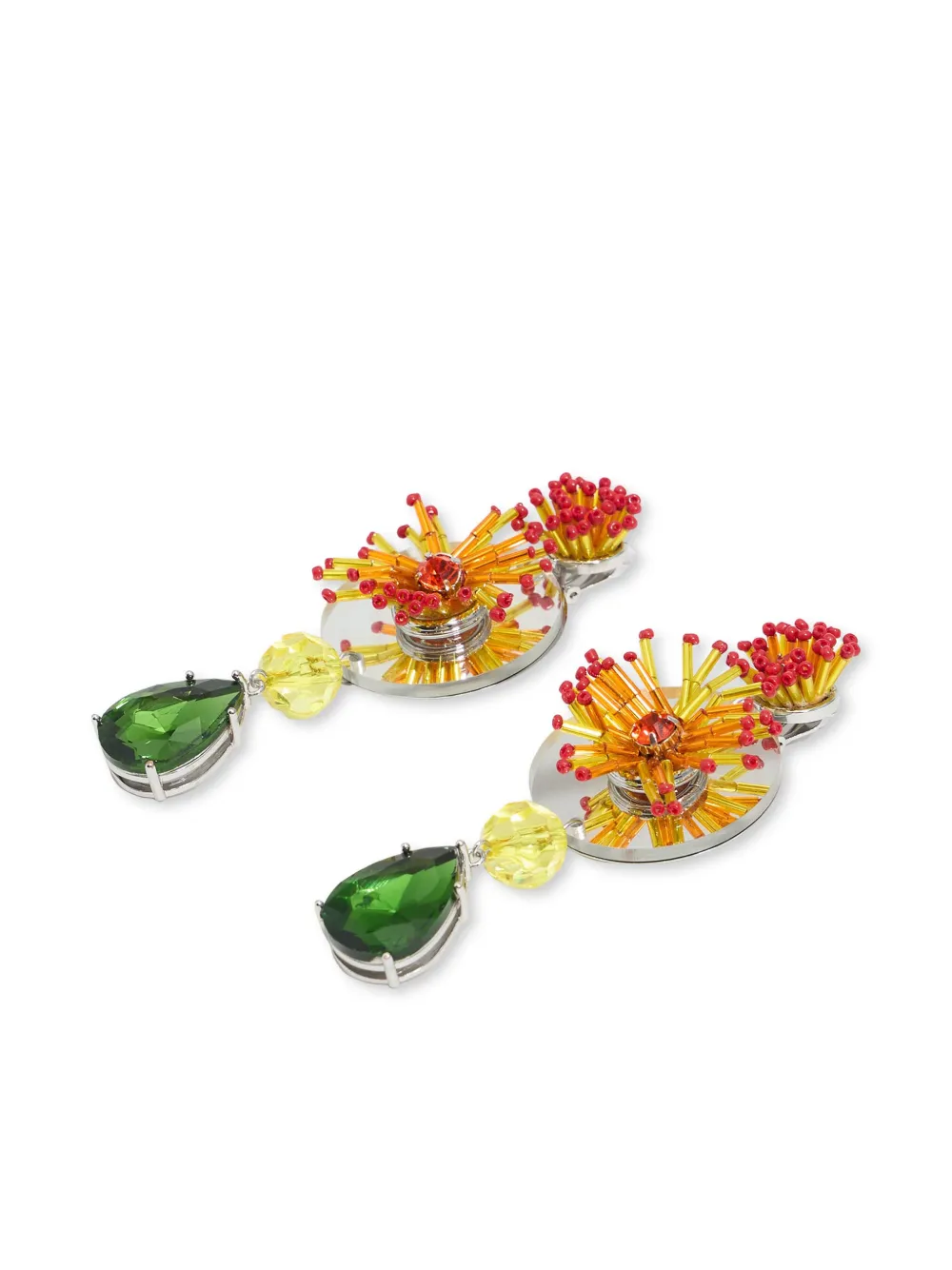 Bimba Y Lola Floral-appliqué Earrings