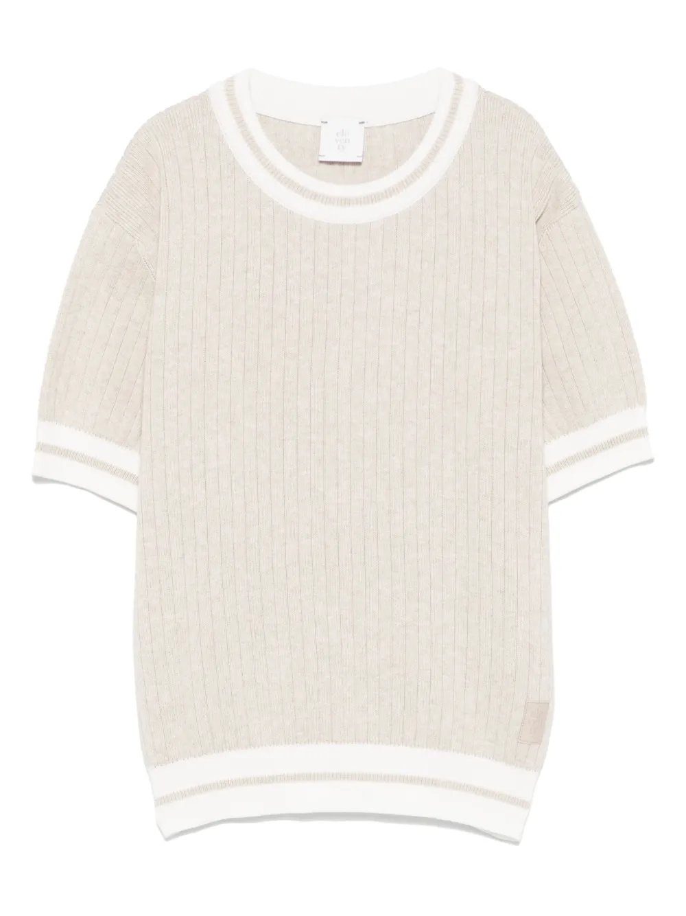 Eleventy Kids playera tejida de canalé | neutro | Image 1