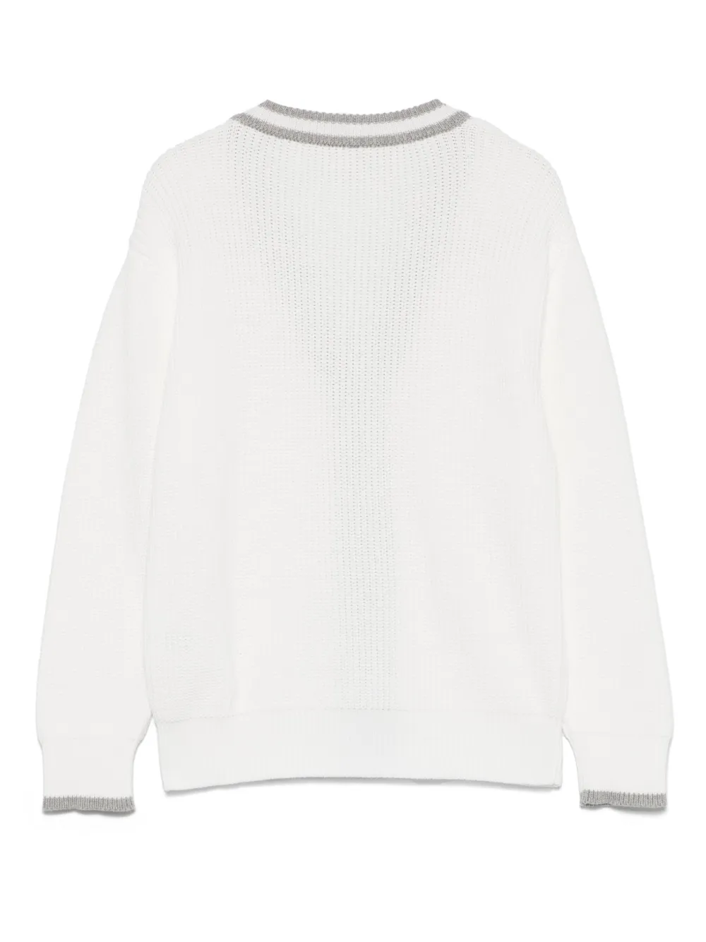 Eleventy Kids Vest met logopatch Grijs