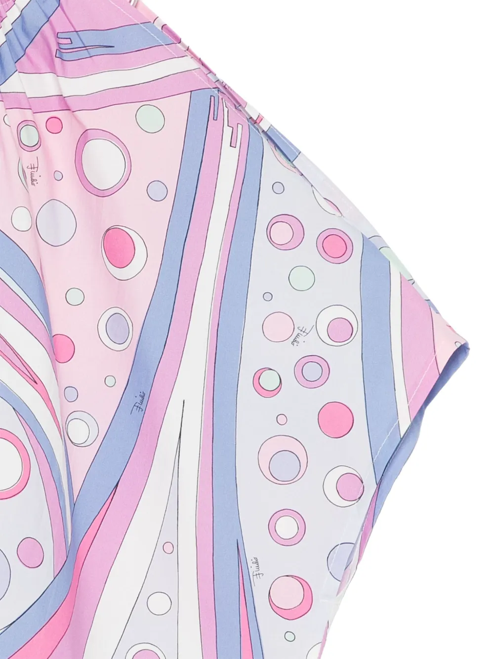Shop Pucci Junior Printed Dress In Pink