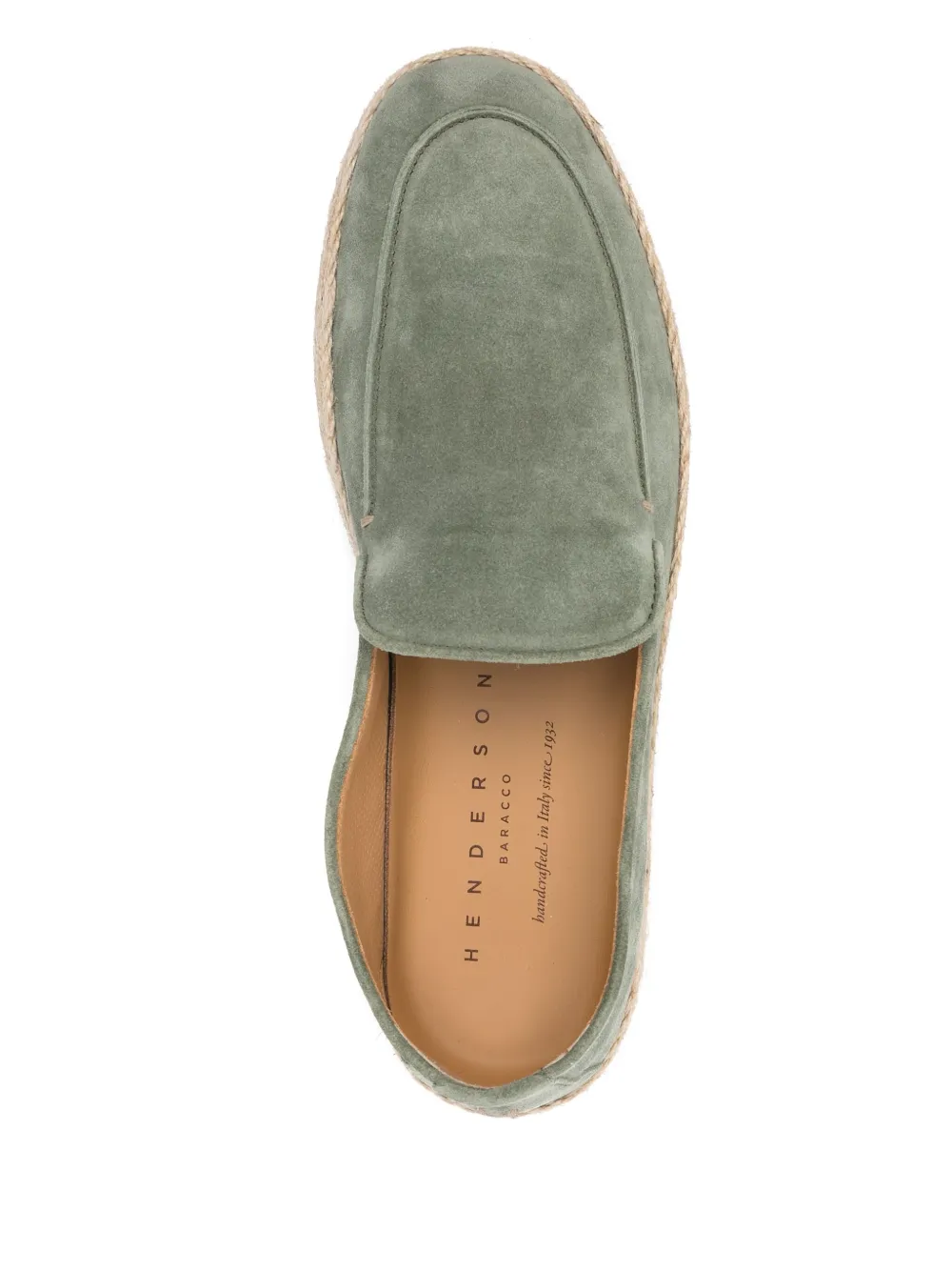 Henderson Baracco suede espadrilles Green