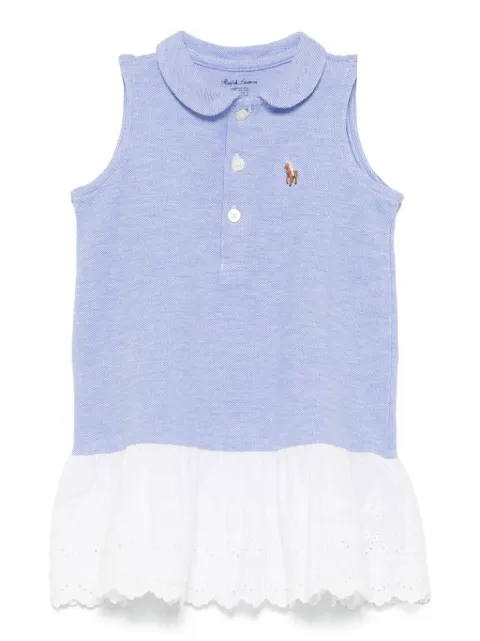 POLO RALPH LAUREN KIDS logo-embroidered dress 
