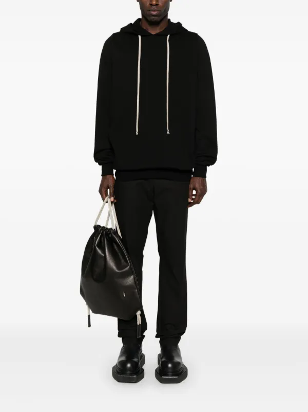 リックオウエンス 17AW ドローストリングジップパーカー Rick Owens ドローストリング パーカー | ブラック | FARFETCH JP