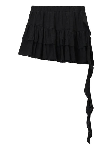 tout a coup ruffle-detail miniskirt