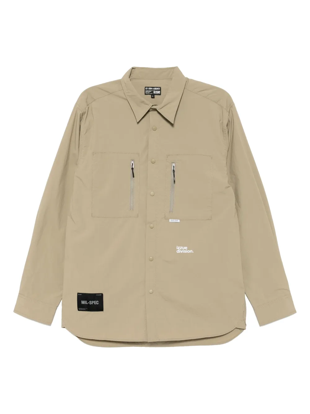 izzue camisa con logo estampado | neutro | Image 1