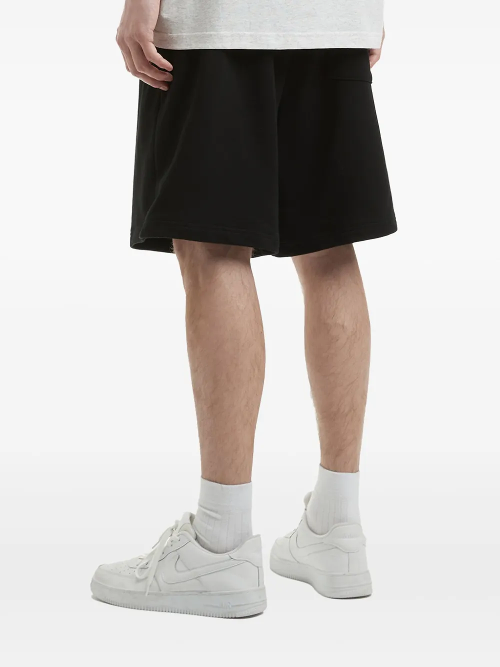CHOCOOLATE Katoenen trainingsshorts Zwart