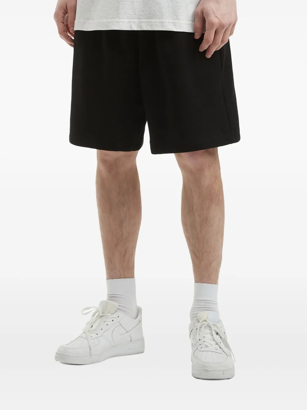 CHOCOOLATE Katoenen trainingsshorts Zwart