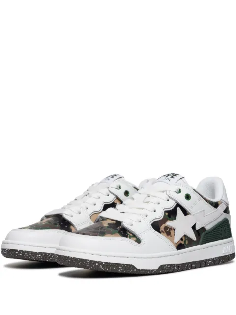 A BATHING APE® SK8 STA #2 camouflage-panel sneakers