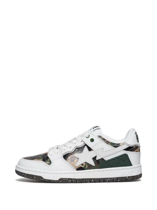 【A BATHING APE】SK8 STA #2 カモフラージュパネル スニーカー A BATHING APE® SK8 STA #2 カモフラージュパネル スニーカー