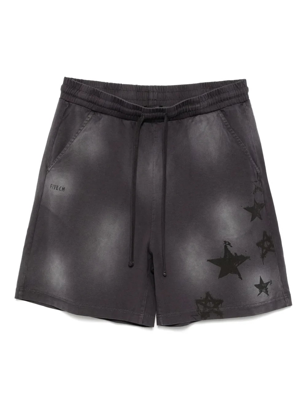 FIVE CM Shorts met logoprint Zwart