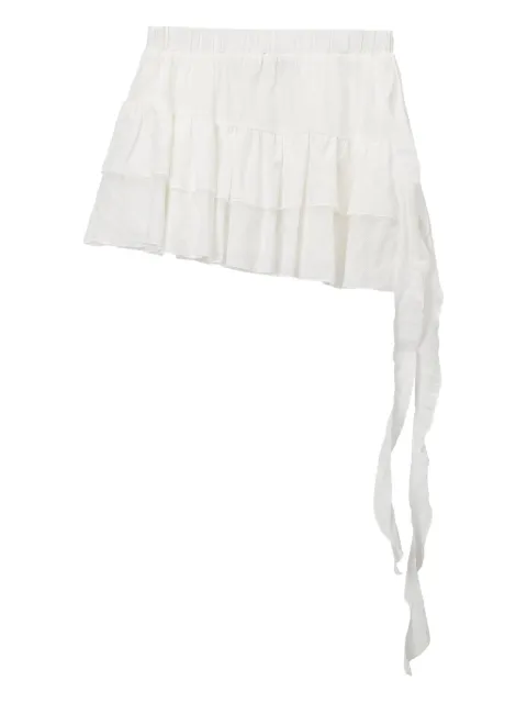 tout a coup ruffle-detail miniskirt