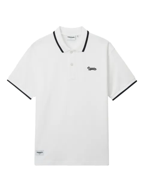 CHOCOOLATE logo-embroidered polo shirt