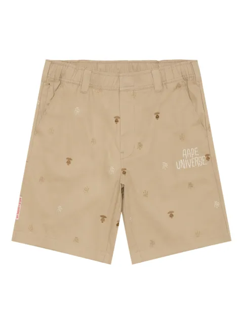 AAPE BY *A BATHING APE® embroidered-pattern bermuda shorts