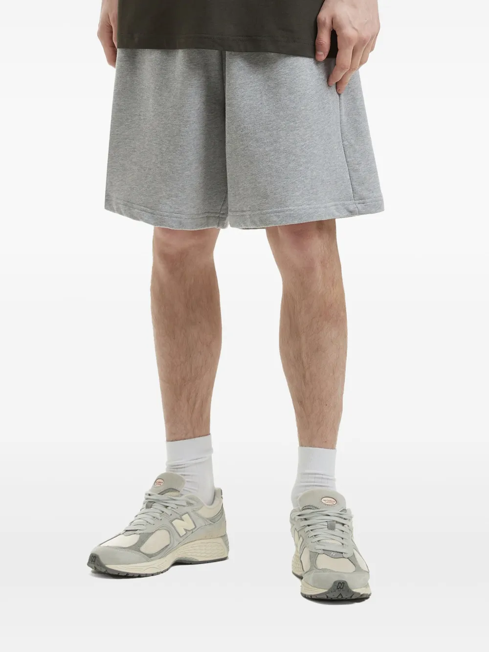 CHOCOOLATE Katoenen trainingsshorts Grijs