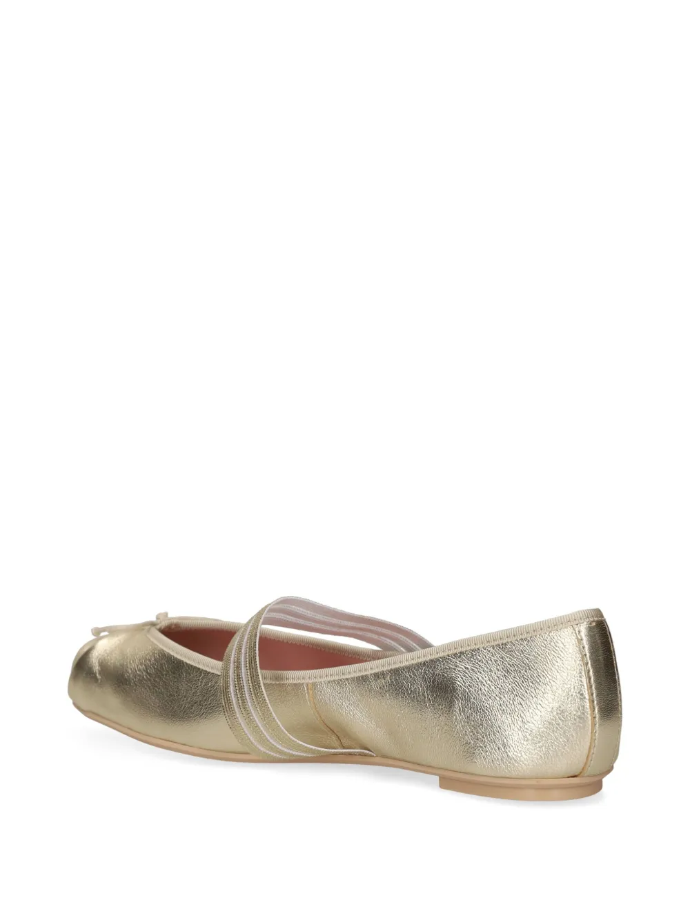 Pretty Ballerinas Kristen metallic ballet flats Gold