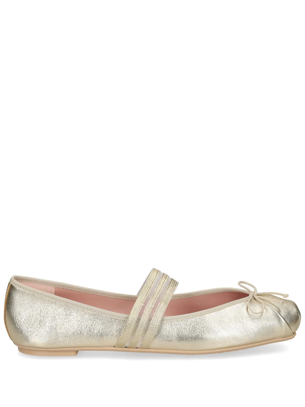 Pretty Ballerinas Kristen metallic ballet flats Gold