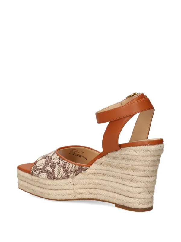 Coach 70mm Wedge Espadrilles | Brown | FARFETCH display picture 1