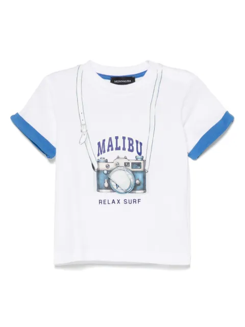 Monnalisa playera con puños en contraste
