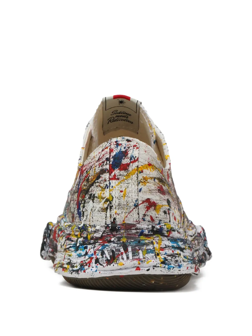 Maison MIHARA YASUHIRO Peterson paint-splattered sneakers White