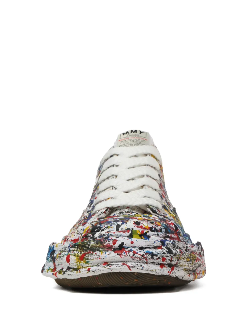 Maison MIHARA YASUHIRO Peterson paint-splattered sneakers White