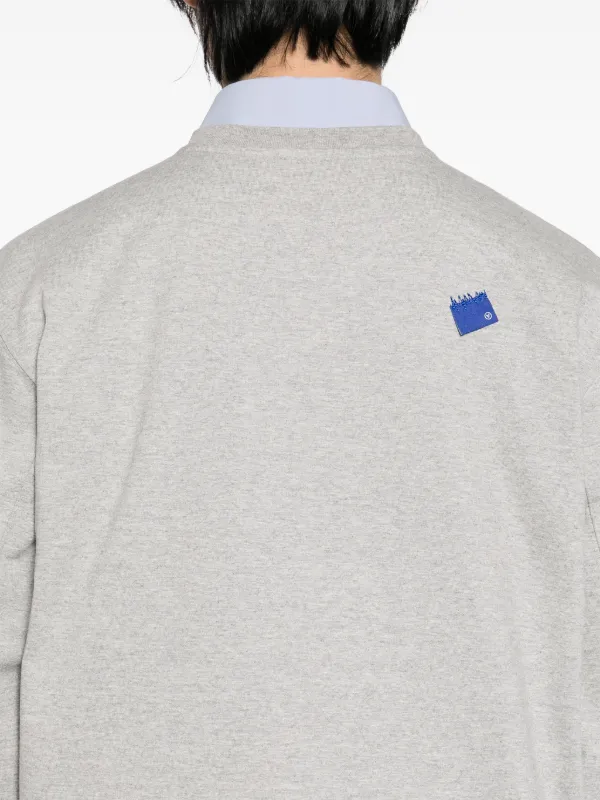 Ader Error Trs Tag long-sleeved T-shirt | Grey | FARFETCH JO