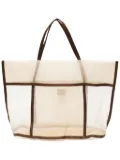 Alysi tulle tote bag - Neutrals