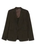 Prada Pre-Owned 2010s check-pattern blazer - Brown