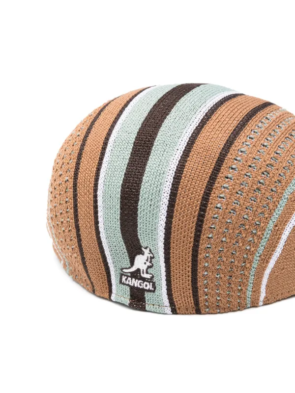 Kangol Clubhouse Stripe 507 Beret | Brown | FARFETCH ZA