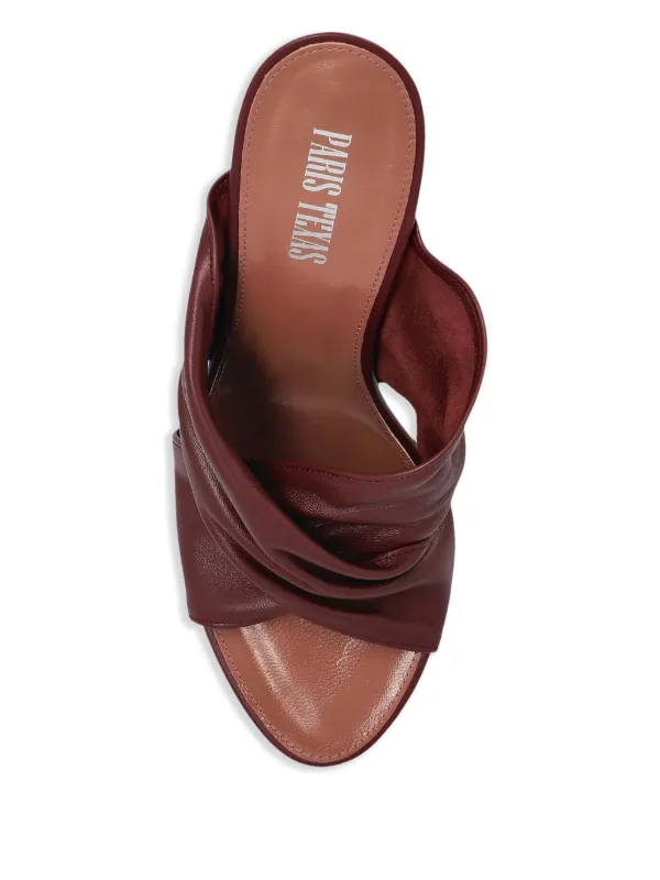 Paris Texas 100mm Maria Sandals | Red | FARFETCH