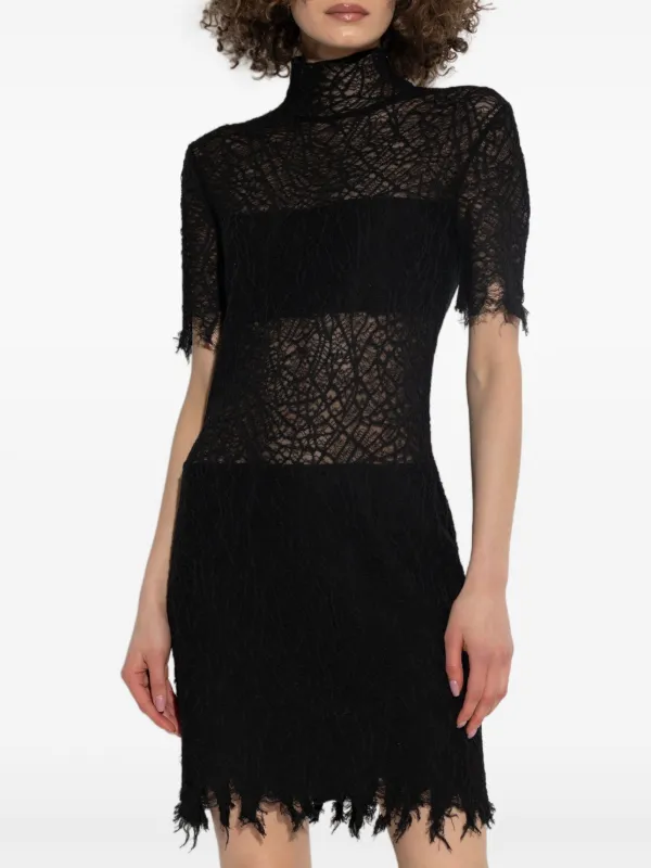 Alexander McQueen Laced Dress | Black | FARFETCH