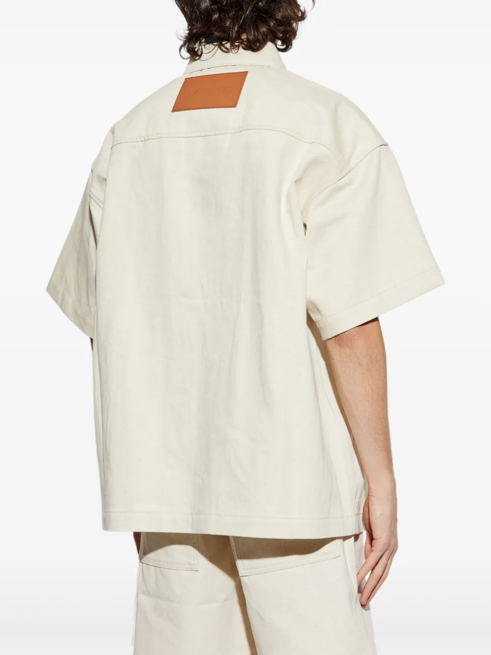 JIL SANDER+ Overhemd met logopatch Beige