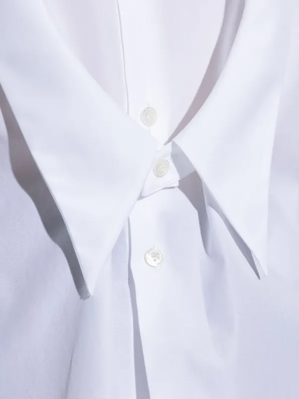 Noir Kei Ninomiya double-collar Shirt | White | FARFETCH