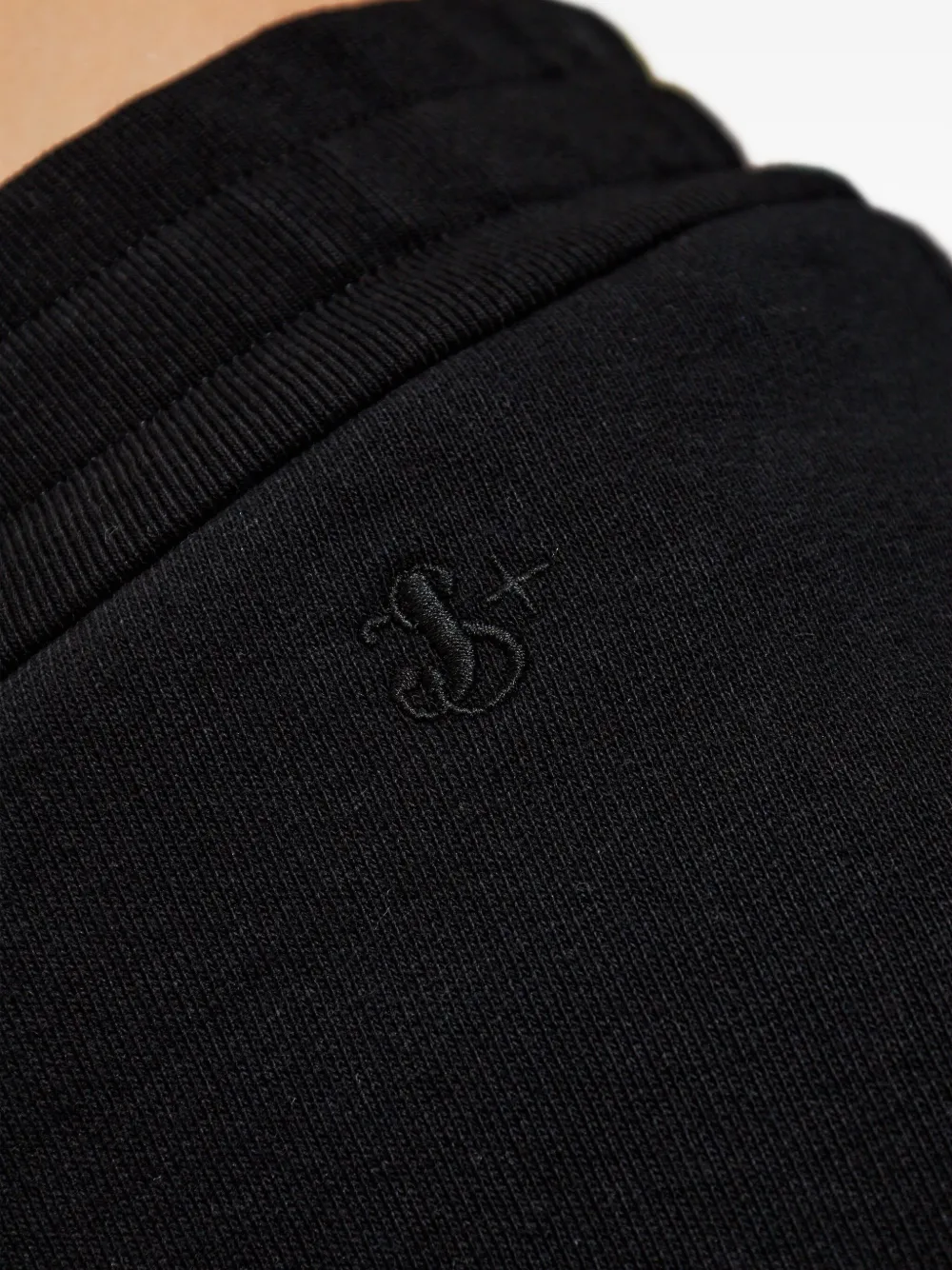 JIL SANDER+ Trainingsbroek met geborduurd logo Zwart