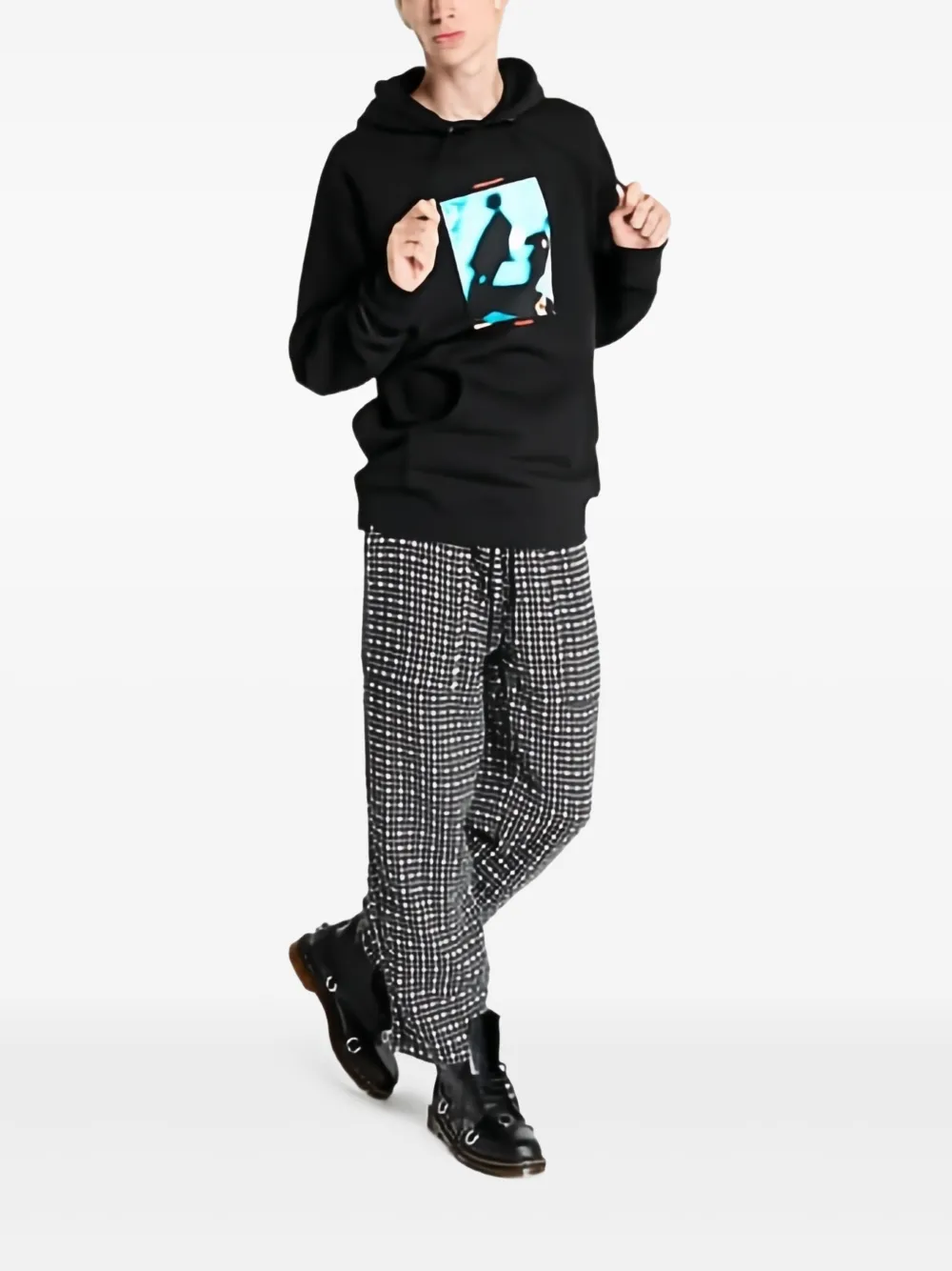 Pleasures x The Jesus and Mary Chain Darklands hoodie Zwart