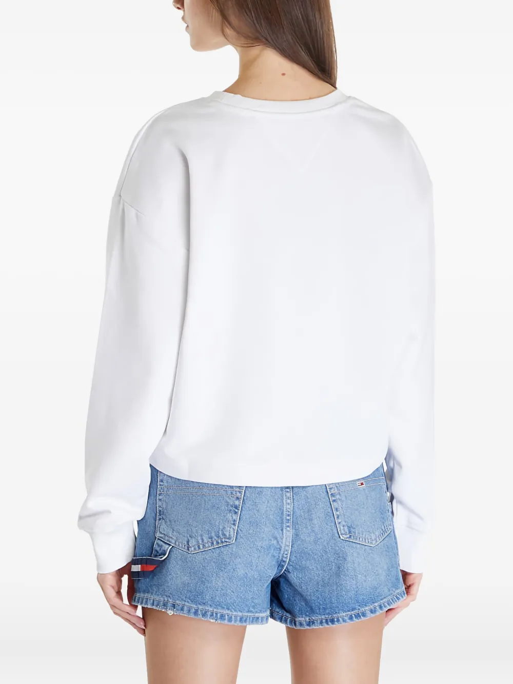 Tommy Hilfiger Sweater met logoprint Wit