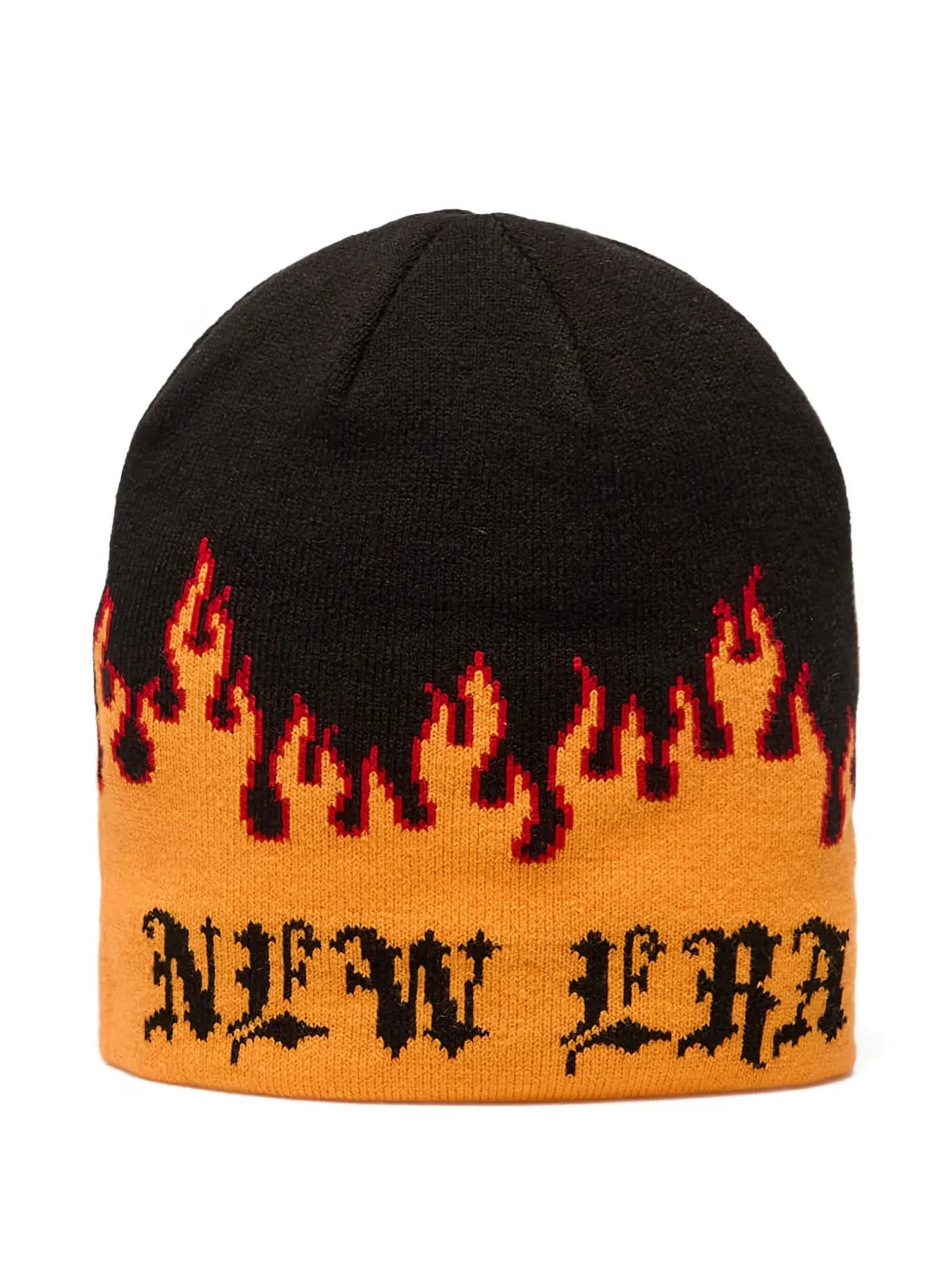 NEW ERA CAP Flame Skull ビーニー - ブラック NEW ERA CAP Flame Skull ビーニー - ブラック