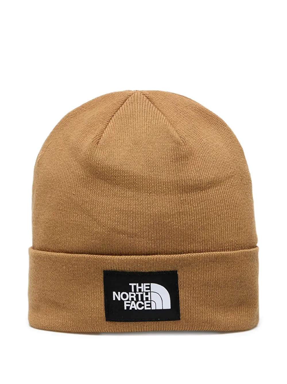 The North Face logo-patch beanie | Brown | Image 1