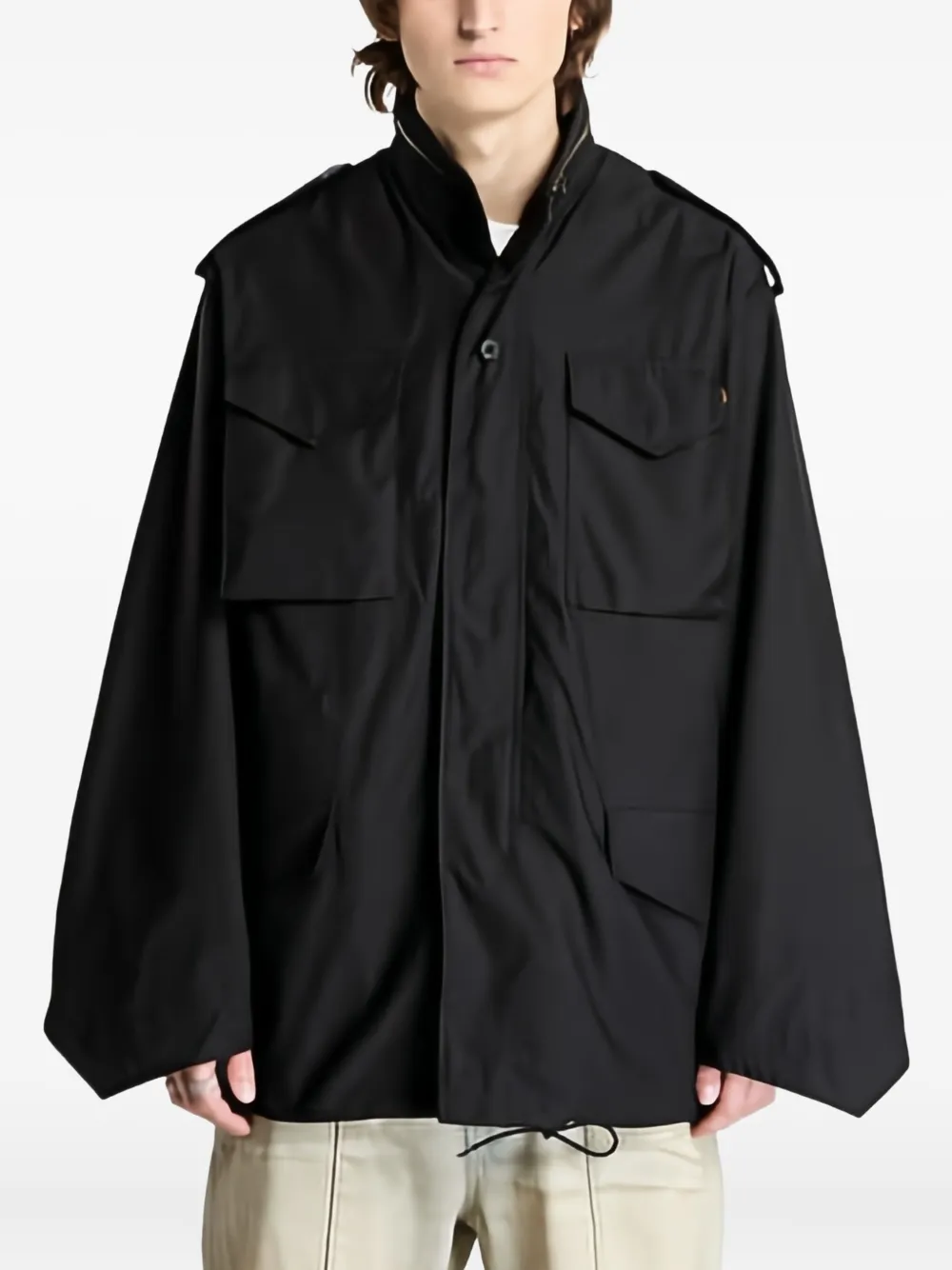 Alpha Industries M65 Heritage multiple-pockets jacket | Black | Image 1