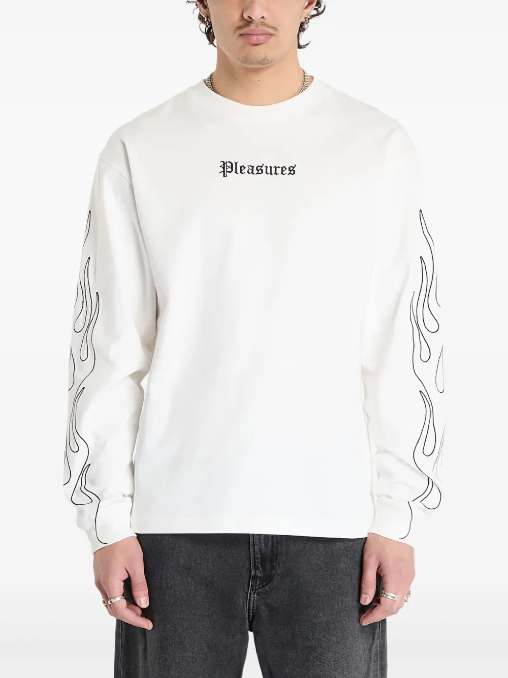 Pleasures playera Fiery | blanco | Image 1