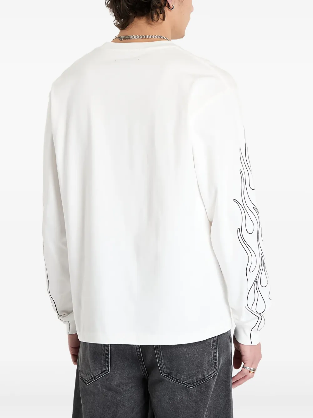Pleasures Fiery T-shirt Wit