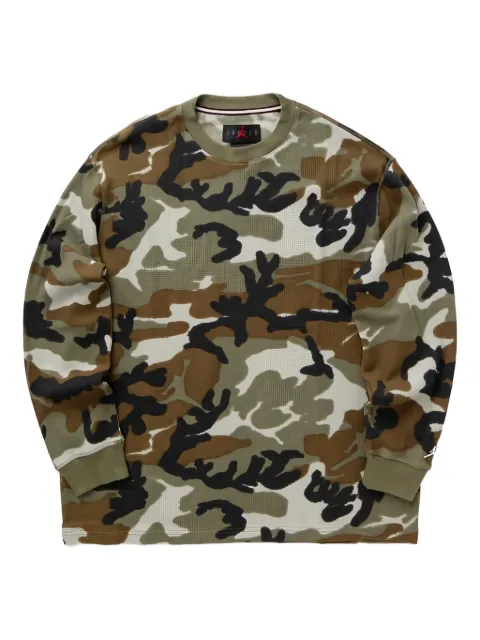 Jordan Langarmshirt mit Camouflage-Print